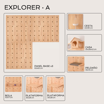 Sistema modular para gatos ARKNIMALS