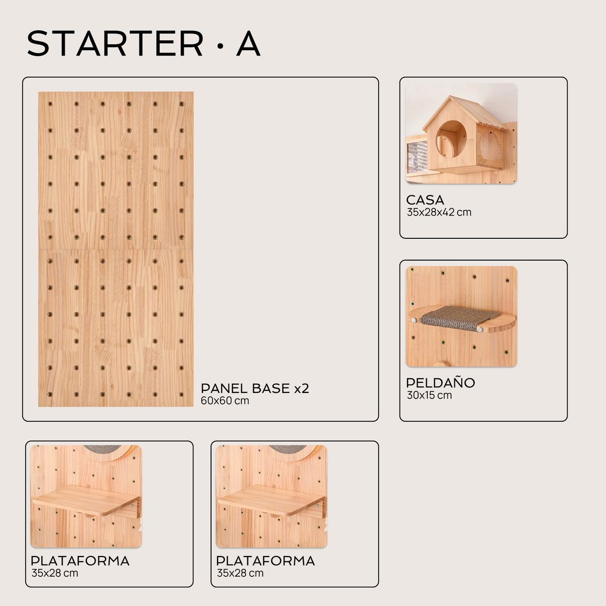 Sistema modular para gatos ARKNIMALS